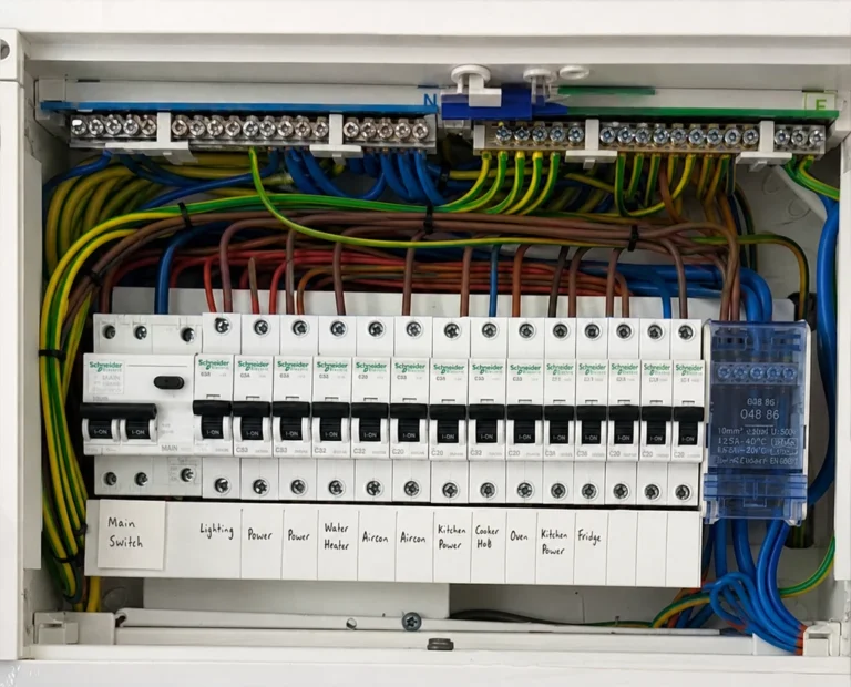 Overloaded circuits in an HDB DB box, a common cause of repeated power trips