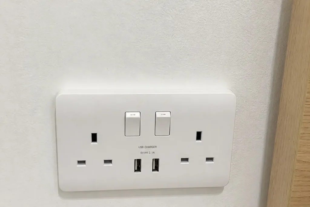 13A power point socket with USB ports in a Singapore home