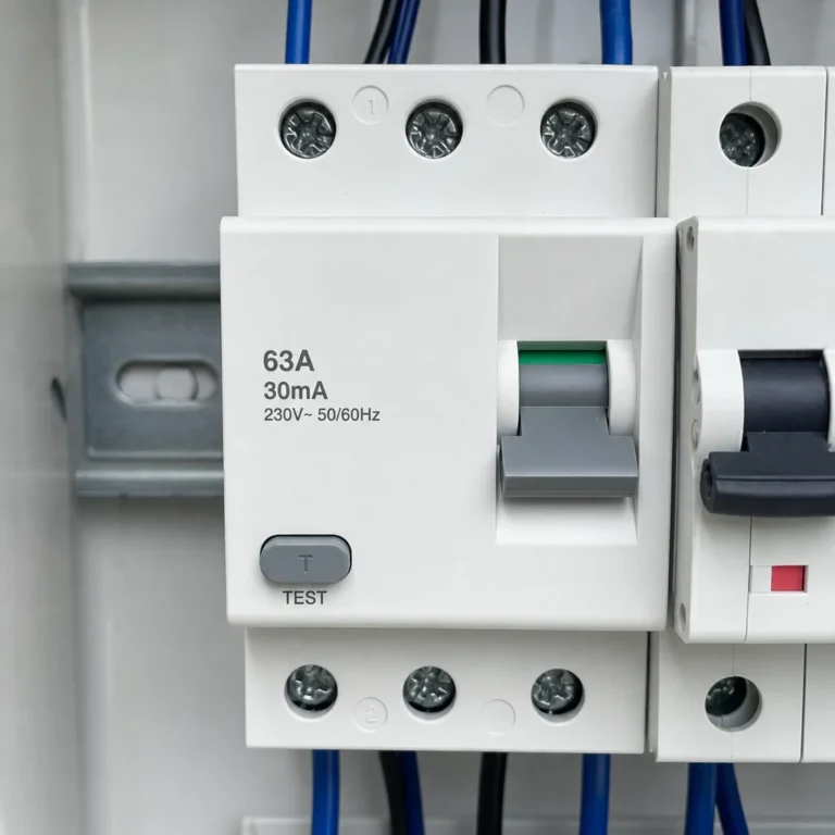 RCD fault RCCB 63A 30mA device replacement by power trip electrician Singapore 24/7 callout