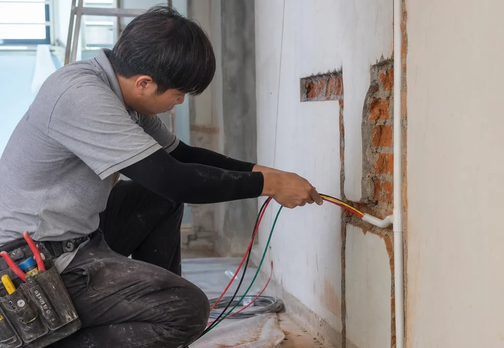 Concealed wiring repair