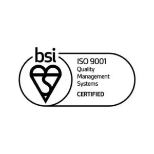 BSI ISO 9001 certification logo